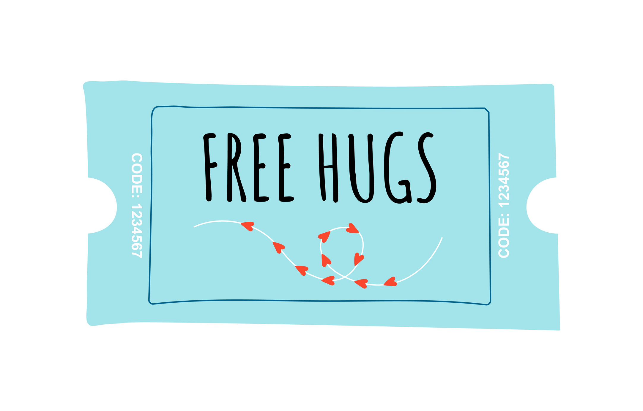 Free hugs coupon.