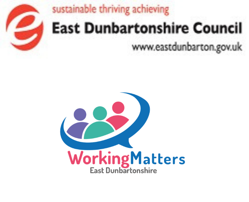 East Dunbartonshire Council and Working Matters logos