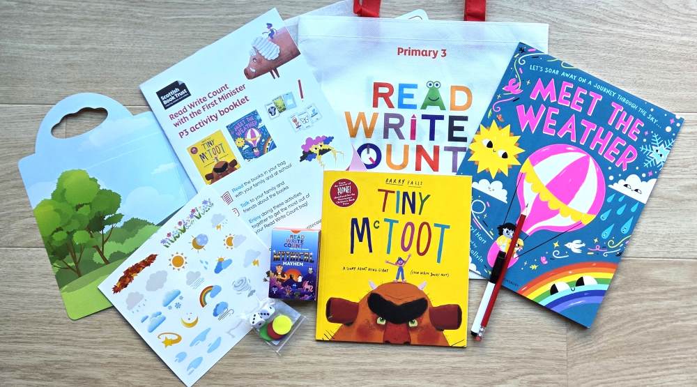 Contents of the P3 Read Write Count bag for 2026