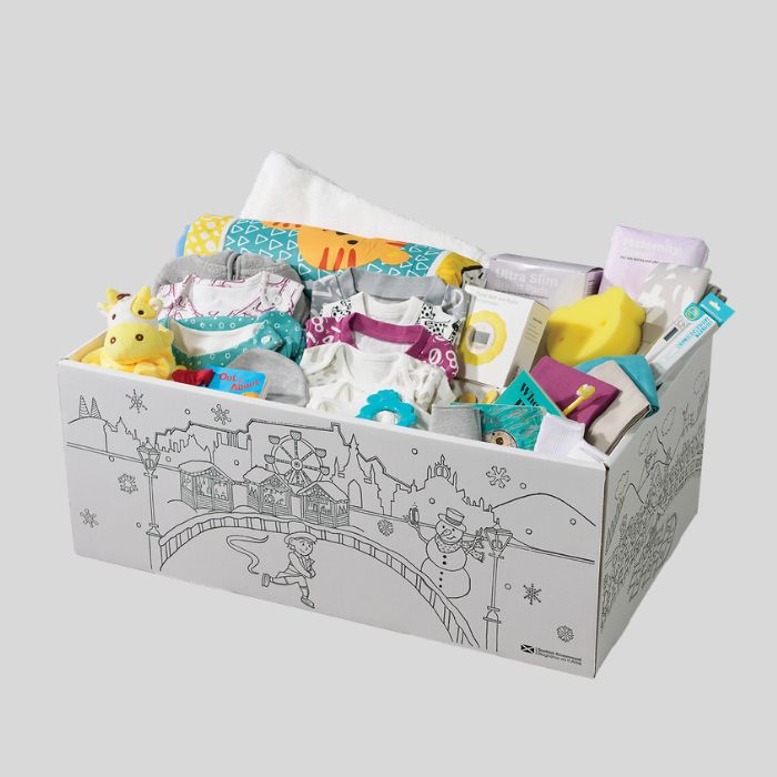 Scotland's Baby Box full of everything your baby needs