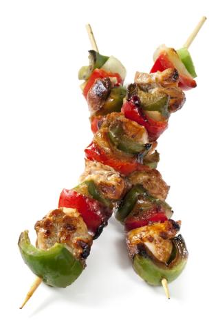 Photo of chicken kebabs 