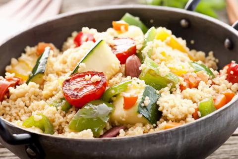 Photo of roasted vegetable couscous 