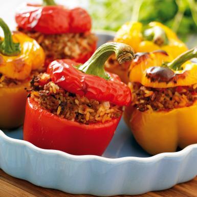 Photo of stuffed peppers 