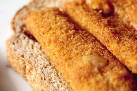Photo of a fish finger sandwich