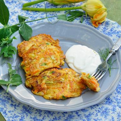 Photo of pea fritters