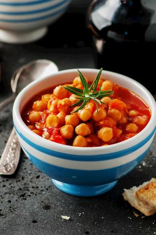 Photo of spicy chickpea tomato stew 