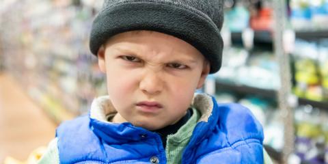 Photo of toddler in shop